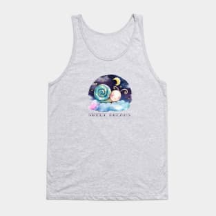 Sleeping snail Tank Top